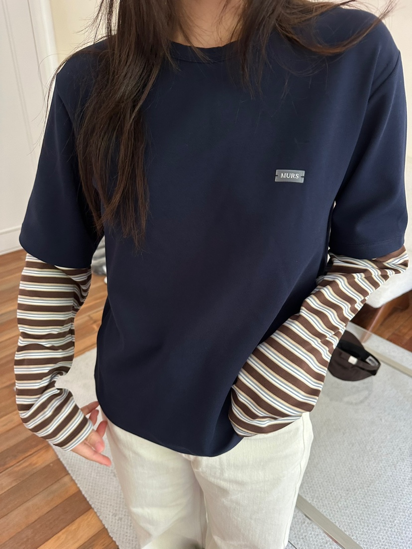 MURS韓國直郵㊣女裝新品休閑真品人氣時尚職業熱賣推薦長袖T恤MURS長袖T恤