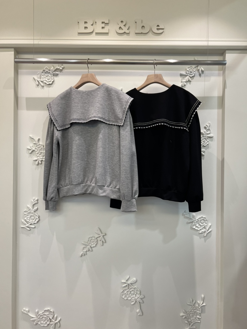BE&BE東大門㊣代購女裝新品職業人氣熱賣25秋夏時尚衛衣BE&be衛衣