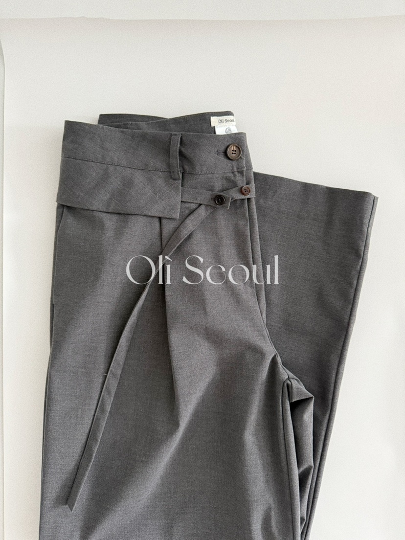 OLI SEOUL東大門㊣直郵女裝新款職業休閑熱賣真品人氣休閑褲OLI SEOUL休閑褲