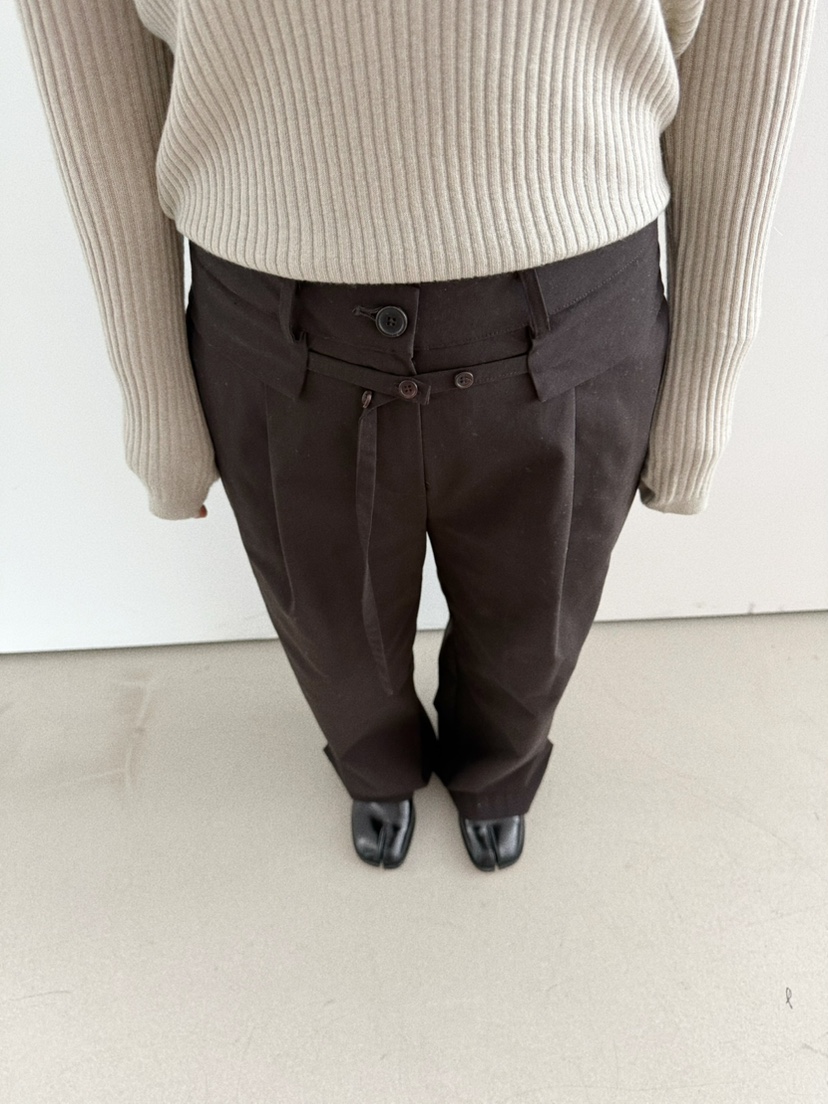 OLI SEOUL東大門㊣直郵女裝新款職業休閑熱賣真品人氣休閑褲OLI SEOUL休閑褲圖色2