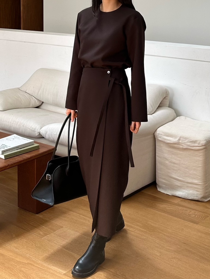 LE VASE東大門㊣直郵女士新品職業真品人氣25秋夏推薦長裙LE VASE長裙