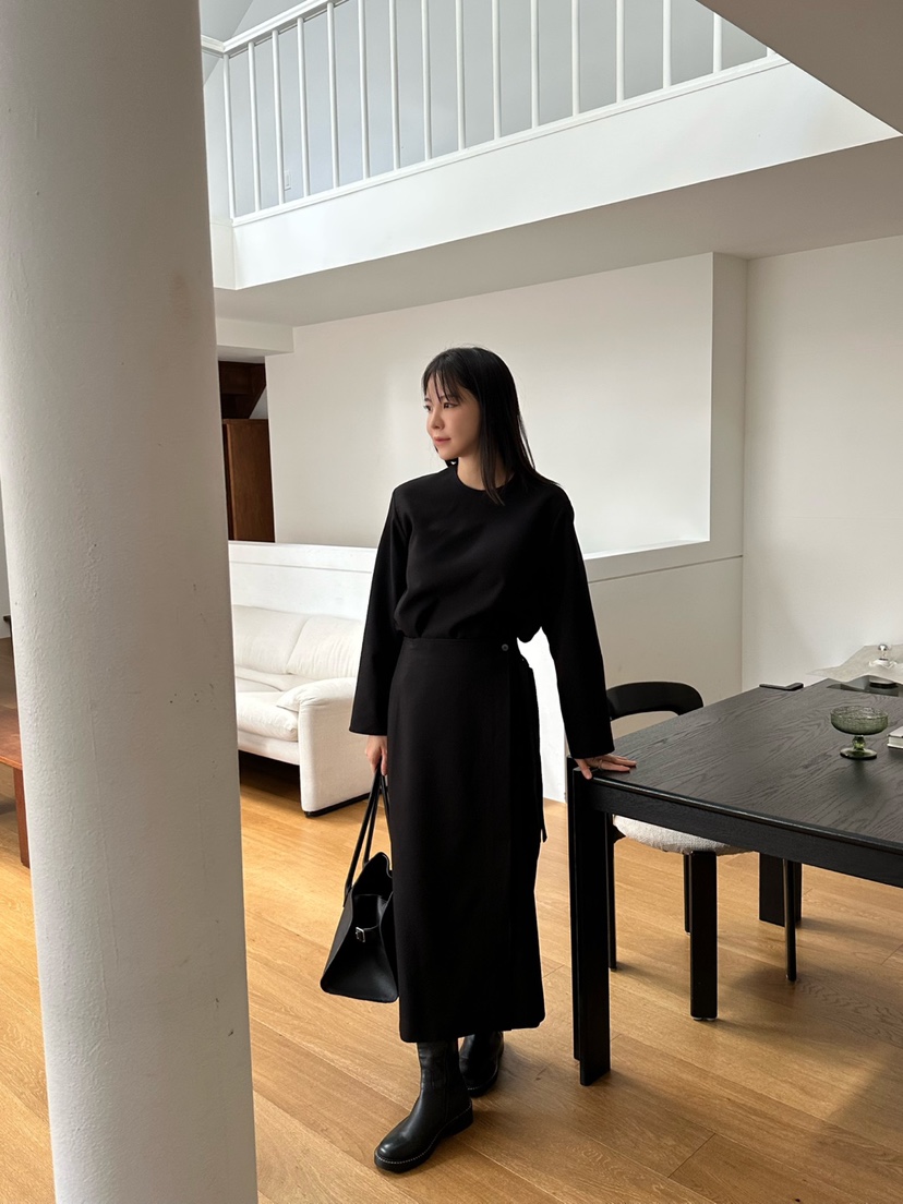 LE VASE東大門㊣直郵女士新品職業真品人氣25秋夏推薦長裙LE VASE長裙