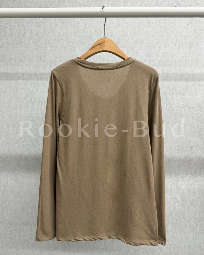 ROOKIE BUD東大門㊣直郵女士新款時尚熱賣推薦職業長袖T恤ROOKIE BUD-P長袖T恤
