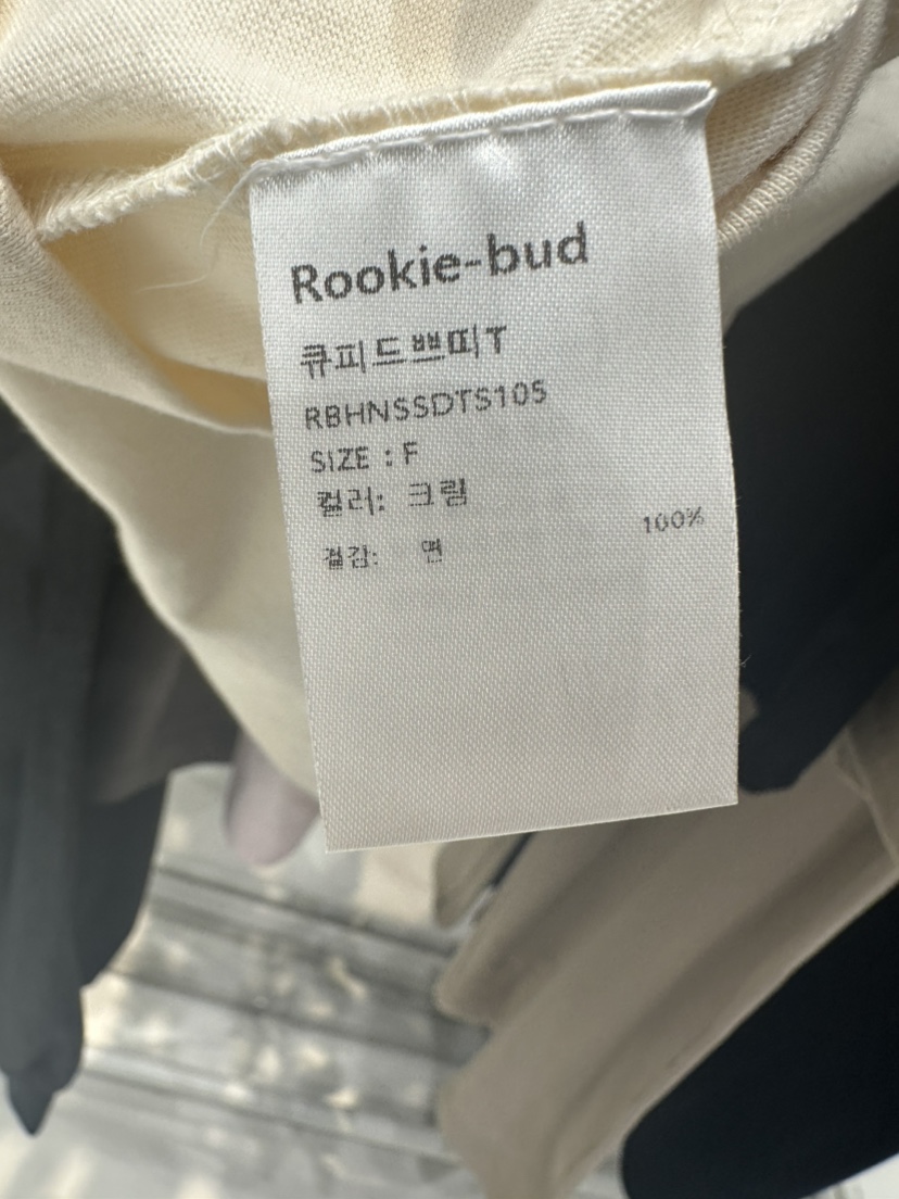 ROOKIE BUD韓國直郵㊣女士新款熱賣人氣時尚真品休閑25秋夏T恤ROOKIE BUD-LT恤