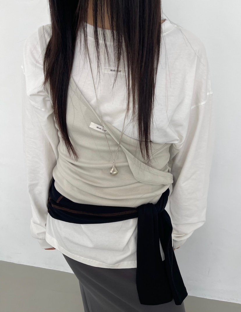 NEAR LEAP-P東大門㊣直郵女士新品熱賣25秋夏真品長袖T恤NEAR LEAP長袖T恤