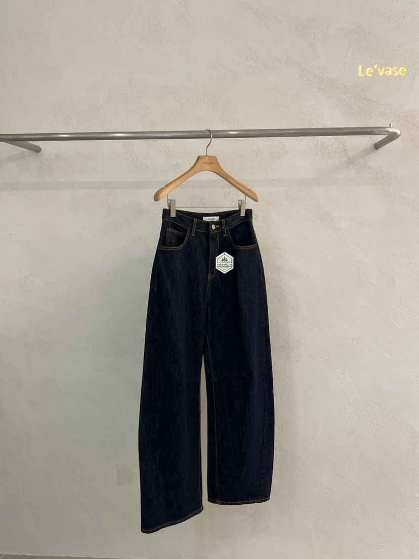 LE VASE東大門㊣直郵女士新款25秋夏熱賣推薦休閑真品牛仔褲LE VASE牛仔褲