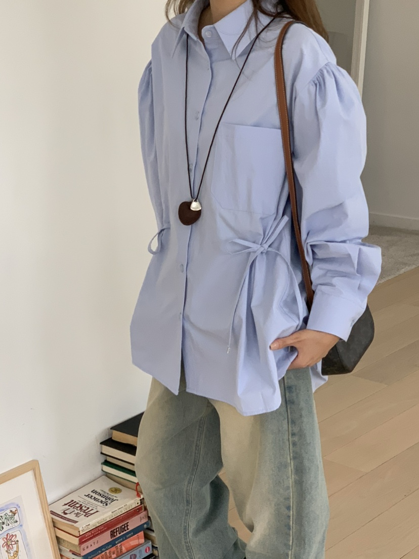 BEFORE SUNRISE韓國直郵㊣女士新款推薦熱賣休閑襯衫蕾絲衫BEFORE SUNRISE襯衫/蕾絲衫