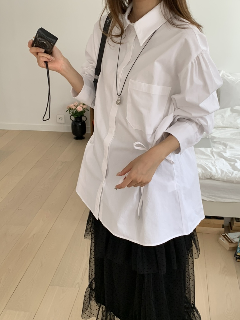 BEFORE SUNRISE韓國直郵㊣女士新款推薦熱賣休閑襯衫蕾絲衫BEFORE SUNRISE襯衫/蕾絲衫