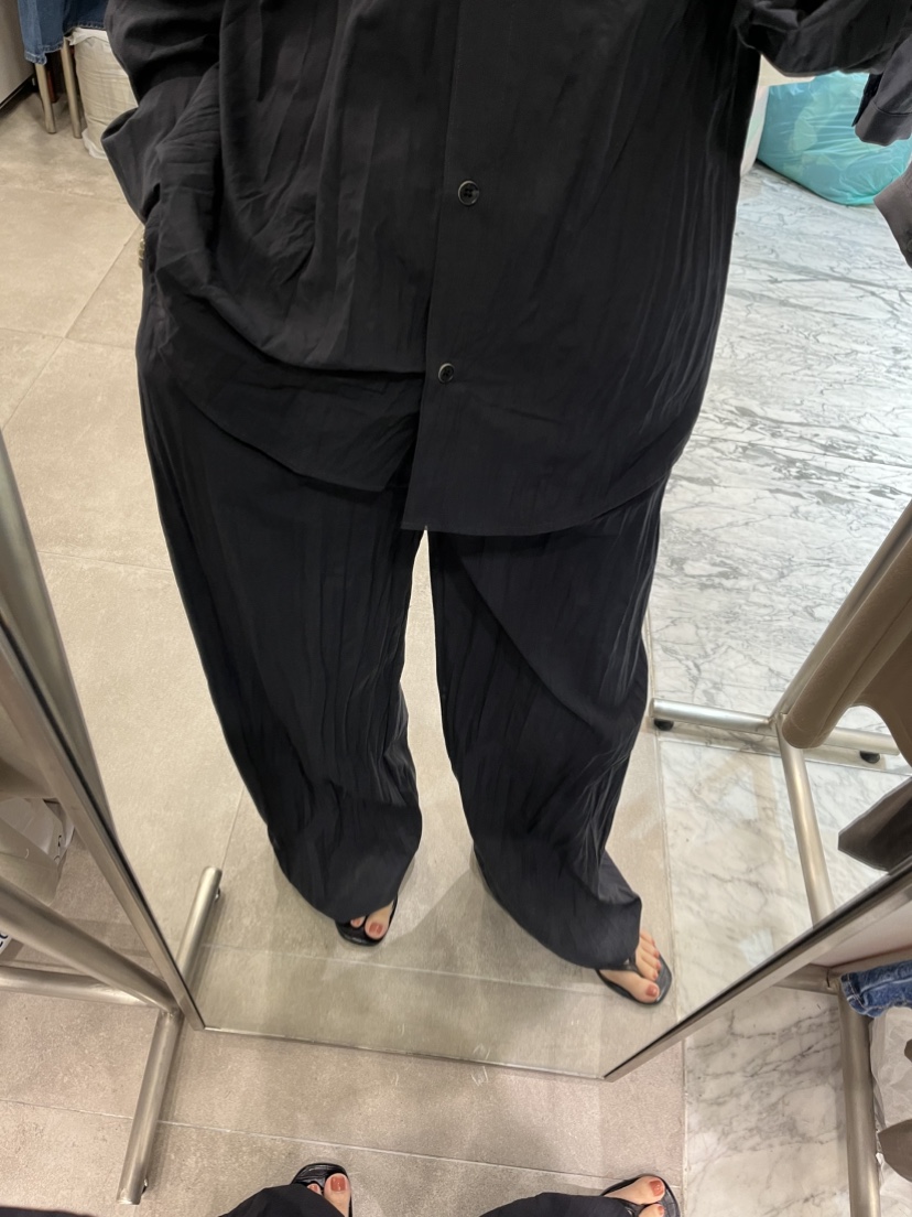 DARAK東大門㊣直郵女士新品職業推薦人氣時尚25秋夏休閑褲褶皺DARAK休閑褲