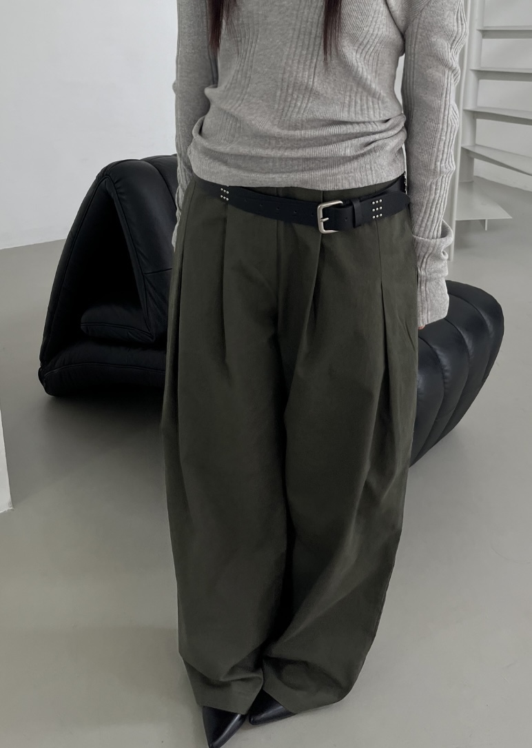 NEAR LEAP-P東大門㊣直郵女士新品人氣熱賣休閑褲不含腰帶NEAR LEAP休閑褲圖色1