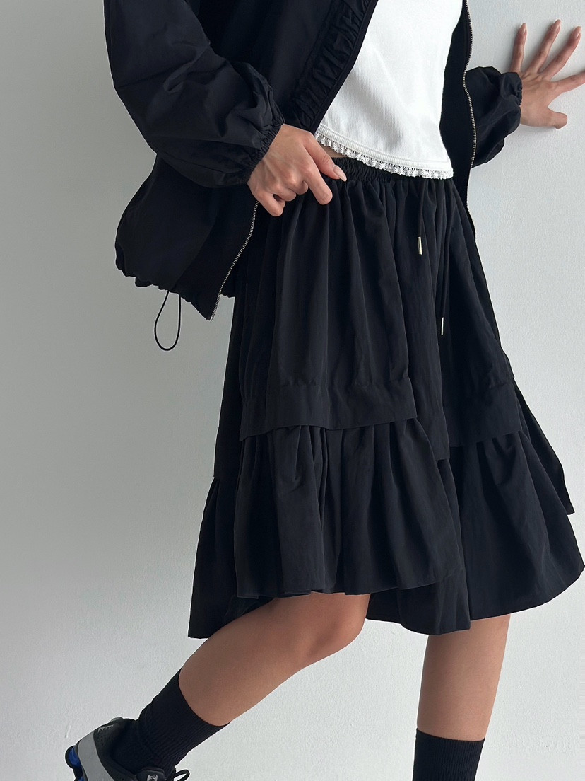 ANGLOG BEIGE東大門㊣代購女士新款25秋夏半身裙中短裙尼龍ANGLOG BEIGE半身裙/中短裙
