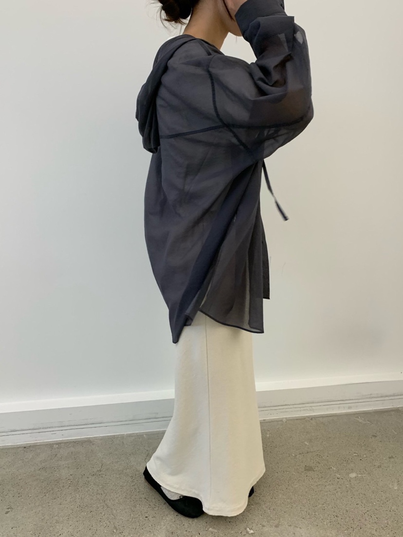 COBALT BLUE東大門㊣代購女士新品25秋夏襯衫蕾絲衫連帽衫COBALT BLUE襯衫/蕾絲衫