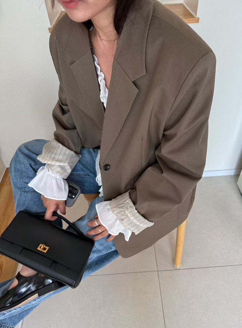 OLI SEOUL東大門㊣直郵女裝新品人氣熱賣時尚職業25秋夏夾克OLI SEOUL夾克