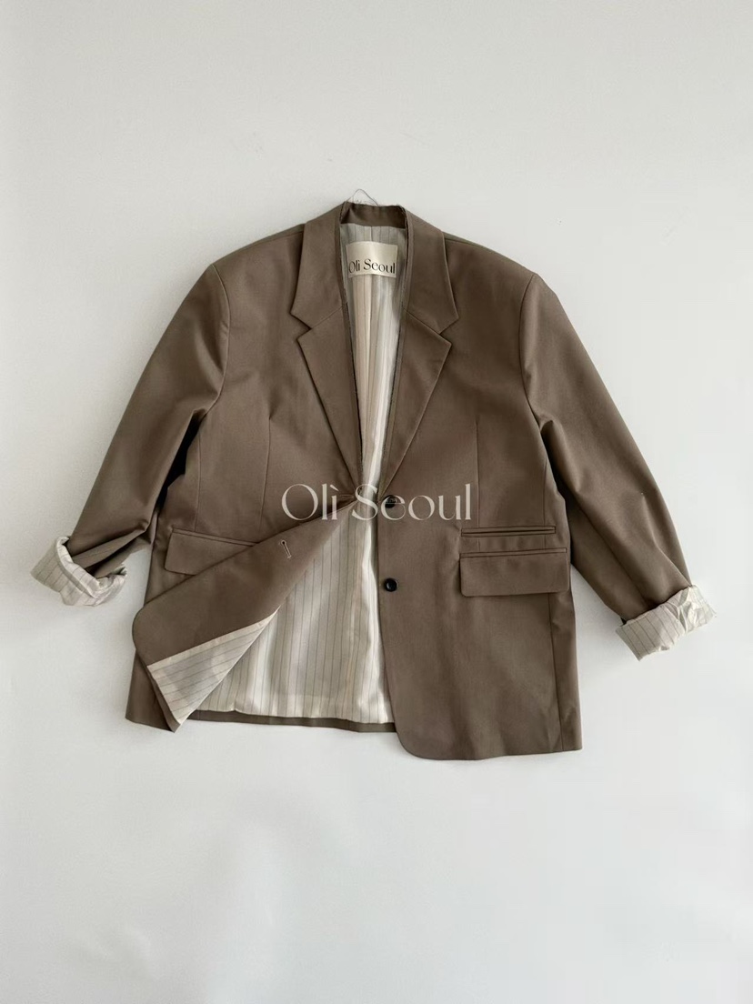 OLI SEOUL東大門㊣直郵女裝新品人氣熱賣時尚職業25秋夏夾克OLI SEOUL夾克圖色3