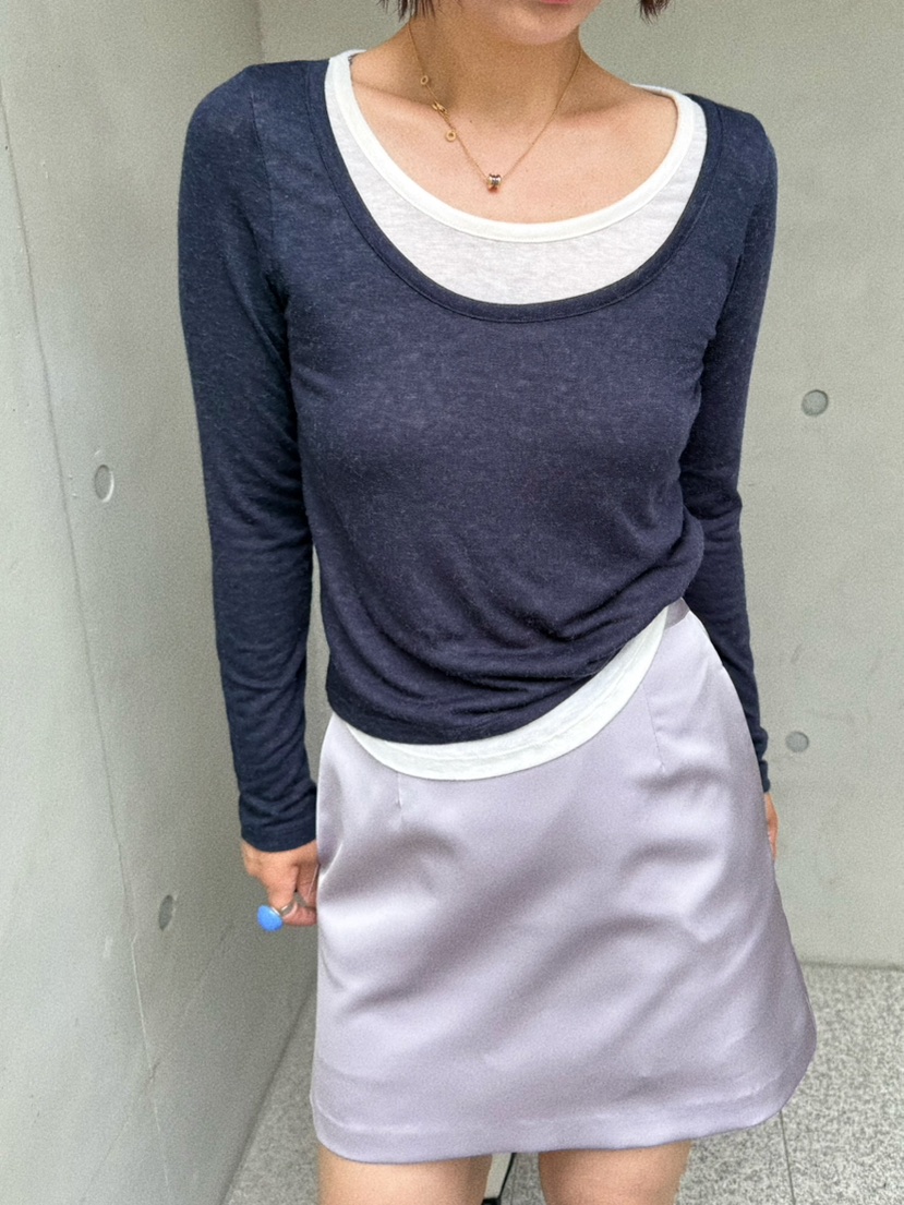 OLI SEOUL東大門㊣實拍女裝新品休閑職業熱賣真品25秋夏短裙OLI SEOUL短裙
