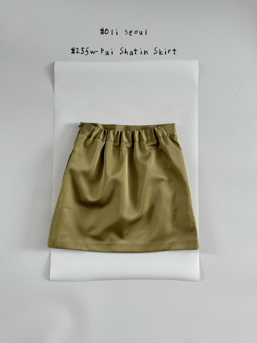 OLI SEOUL東大門㊣實拍女裝新品休閑職業熱賣真品25秋夏短裙OLI SEOUL短裙圖色3