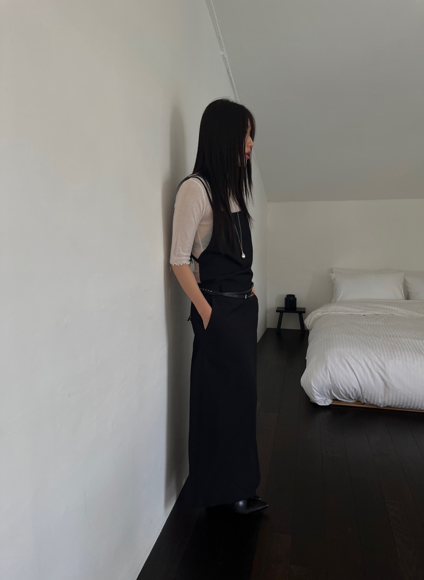 NEAR LEAP-P韓國直郵㊣女士新款推薦連衣裙不含腰帶不含內搭NEAR LEAP連衣裙