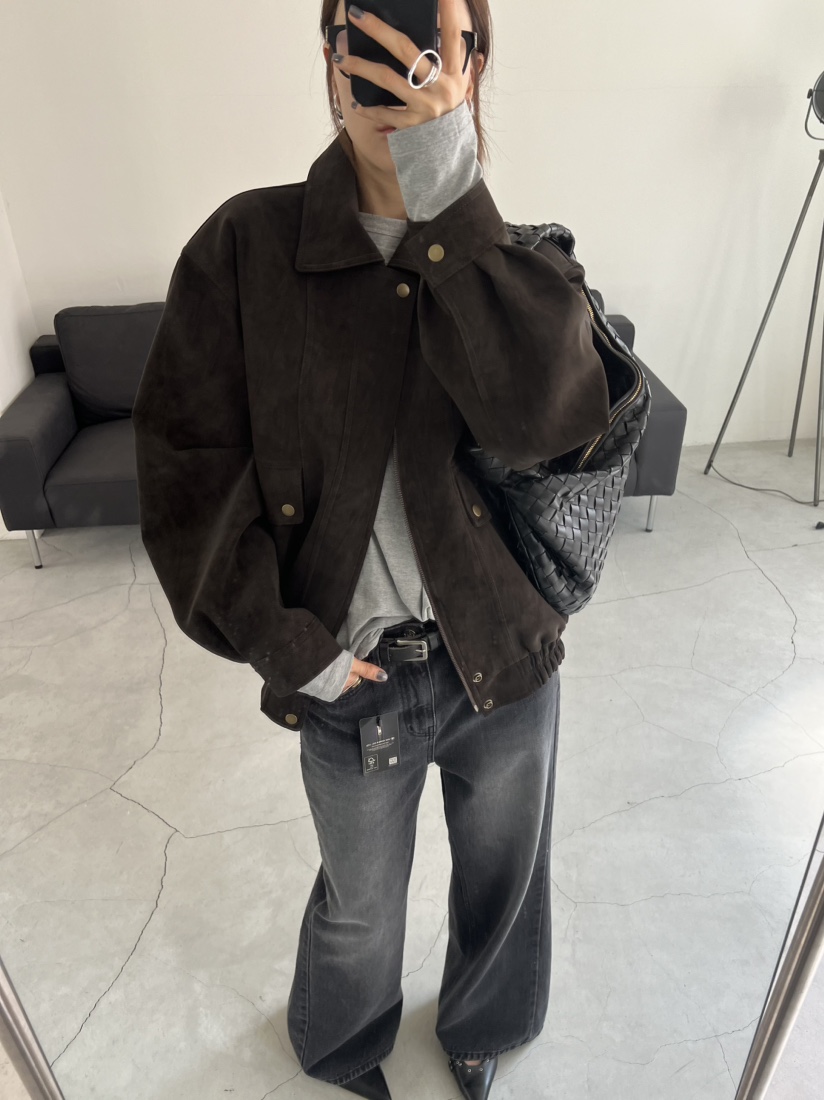 NOVUS韓國直郵㊣女裝新款職業休閑熱賣真品推薦人氣夾克皮革NOVUS夾克