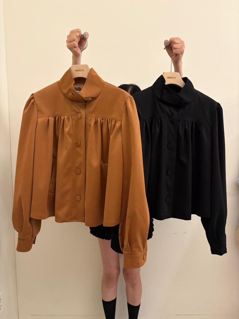BALANCE韓國代購㊣女裝新品25秋夏人氣真品熱賣職業夾克絨面革BALANCE夾克