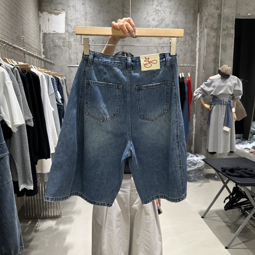 JUNI韓國代購㊣女裝新品25秋夏真品職業熱賣休閑人氣時尚短褲my juni短褲