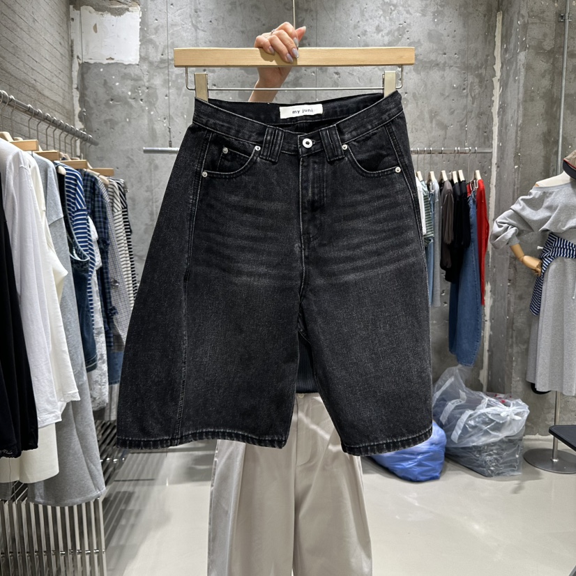 JUNI韓國代購㊣女裝新品25秋夏真品職業熱賣休閑人氣時尚短褲my juni短褲圖色2