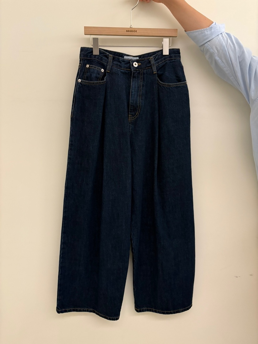 BALANCE東大門㊣代購女裝新款真品人氣熱賣休閑25秋夏牛仔褲BALANCE牛仔褲圖色2