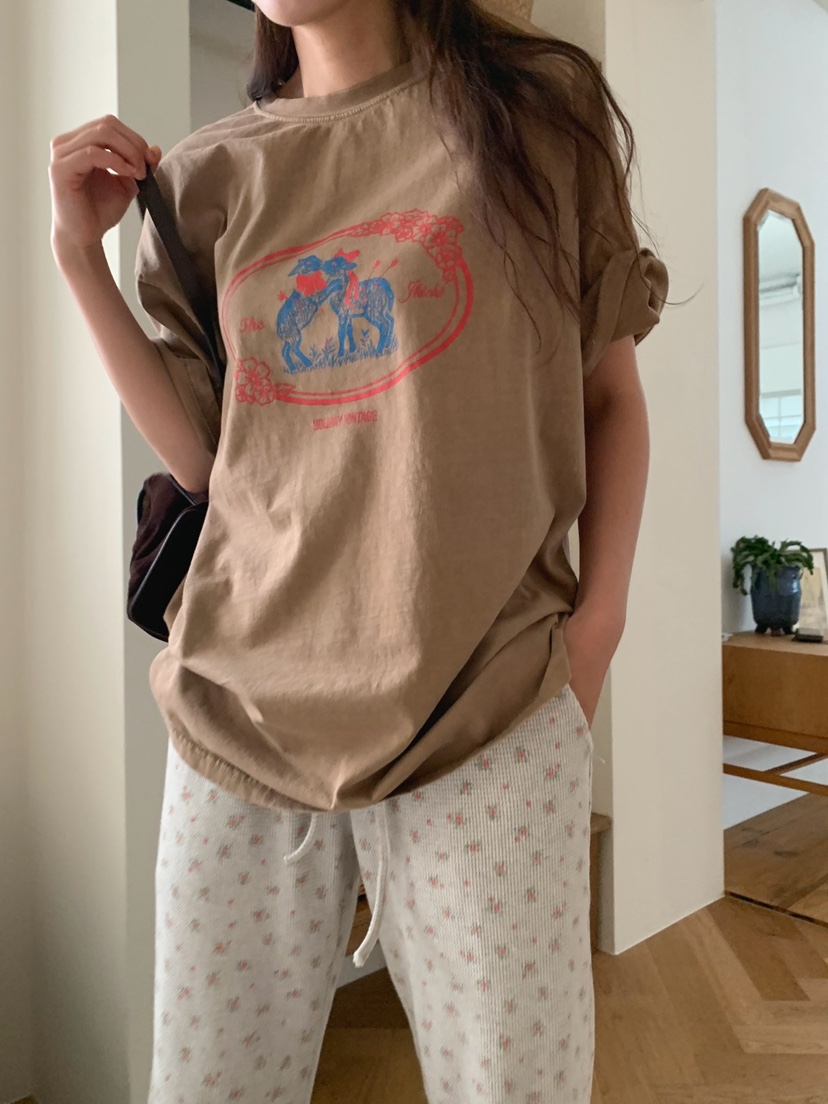 JKICHI韓國直郵㊣女士新品25秋夏職業休閑時尚推薦熱賣人氣T恤JKICHIT恤