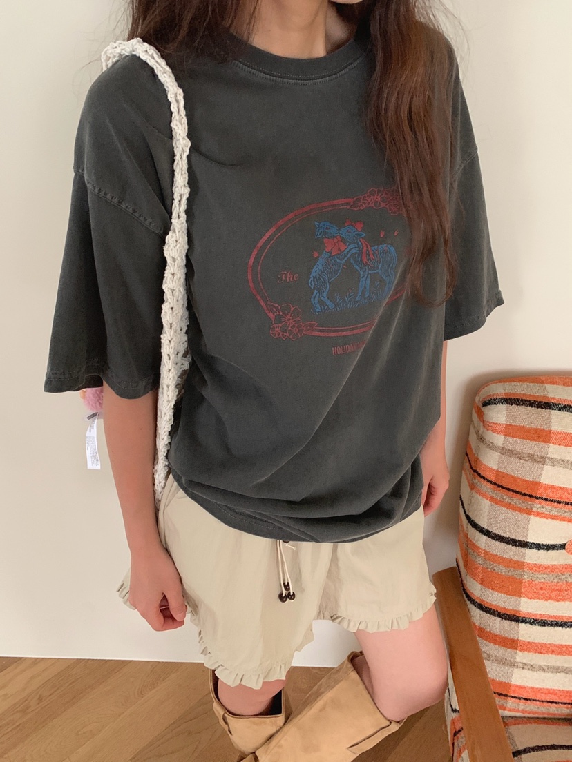 JKICHI韓國直郵㊣女士新品25秋夏職業休閑時尚推薦熱賣人氣T恤JKICHIT恤圖色3