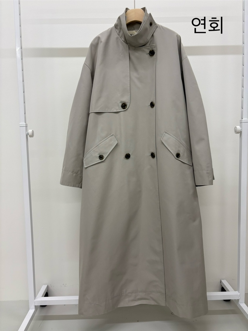 KONI東大門㊣直郵女士新品職業25秋夏推薦時尚長款風衣含腰帶KONI長款風衣