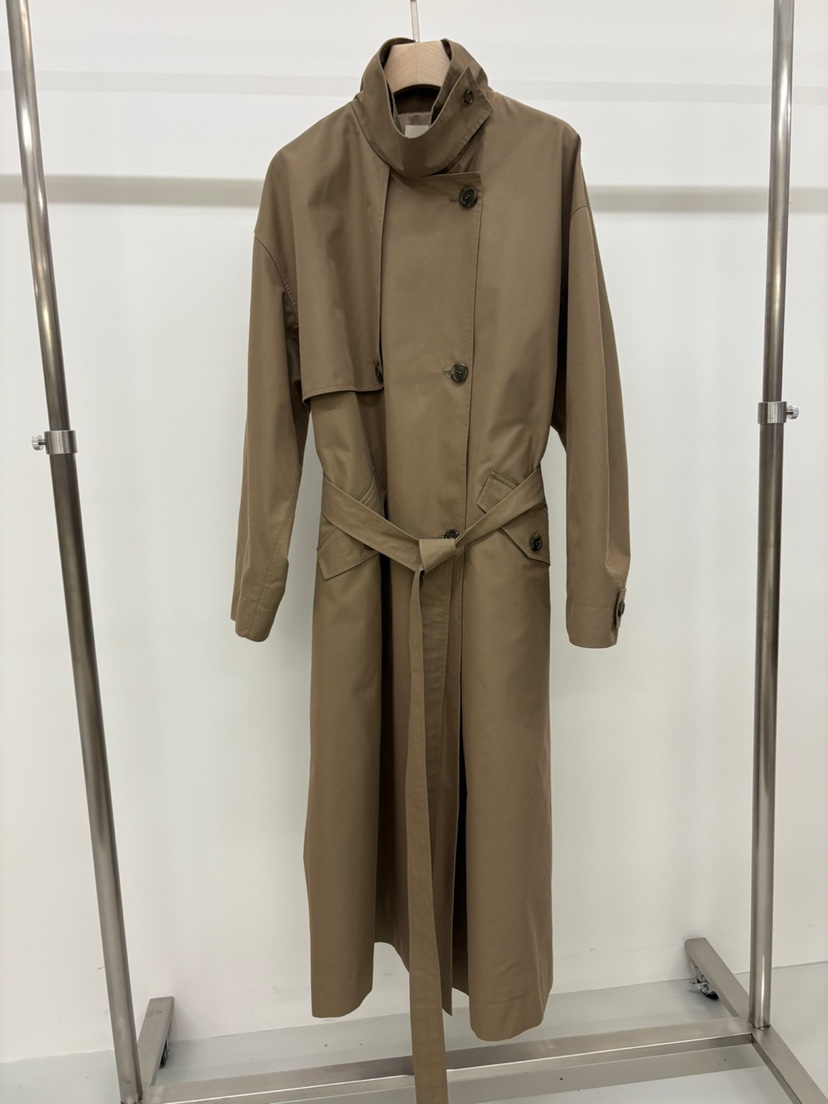 KONI東大門㊣直郵女士新品職業25秋夏推薦時尚長款風衣含腰帶KONI長款風衣圖色2