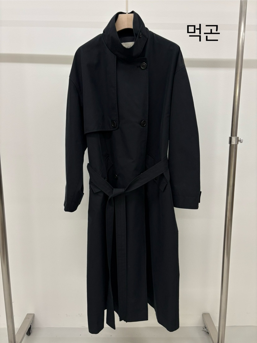 KONI東大門㊣直郵女士新品職業25秋夏推薦時尚長款風衣含腰帶KONI長款風衣圖色4