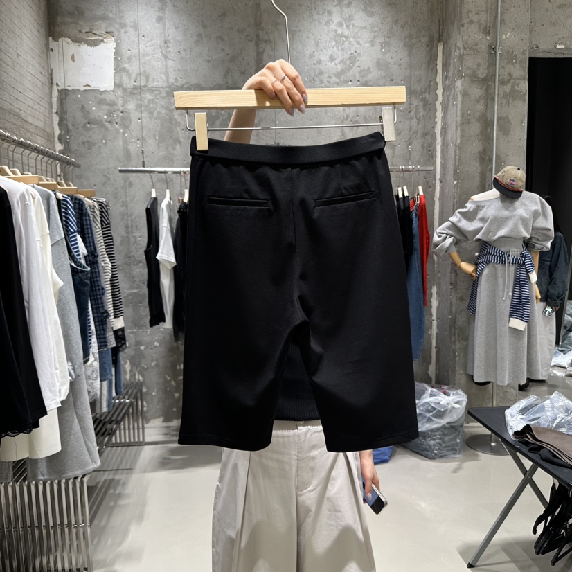 JUNI韓國代購㊣女裝新品休閑熱賣推薦25秋夏職業人氣真品短褲my juni短褲