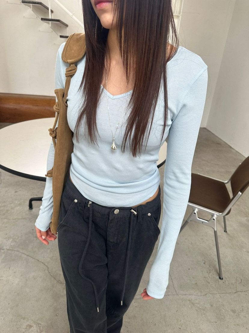 ACME東大門㊣直郵女裝新品時尚職業休閑推薦人氣熱賣長袖T恤ACME長袖T恤
