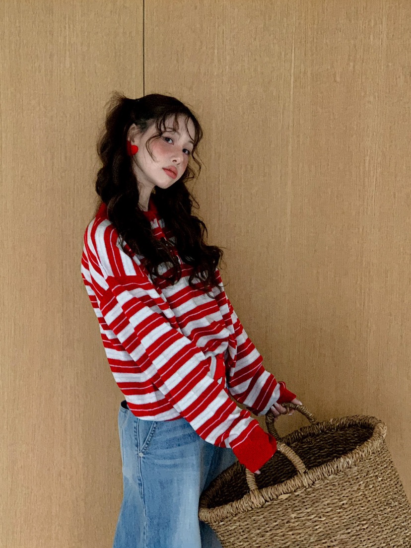 JKICHI韓國直郵㊣女裝新品人氣時尚熱賣25秋夏職業推薦針織衫JKICHI針織衫
