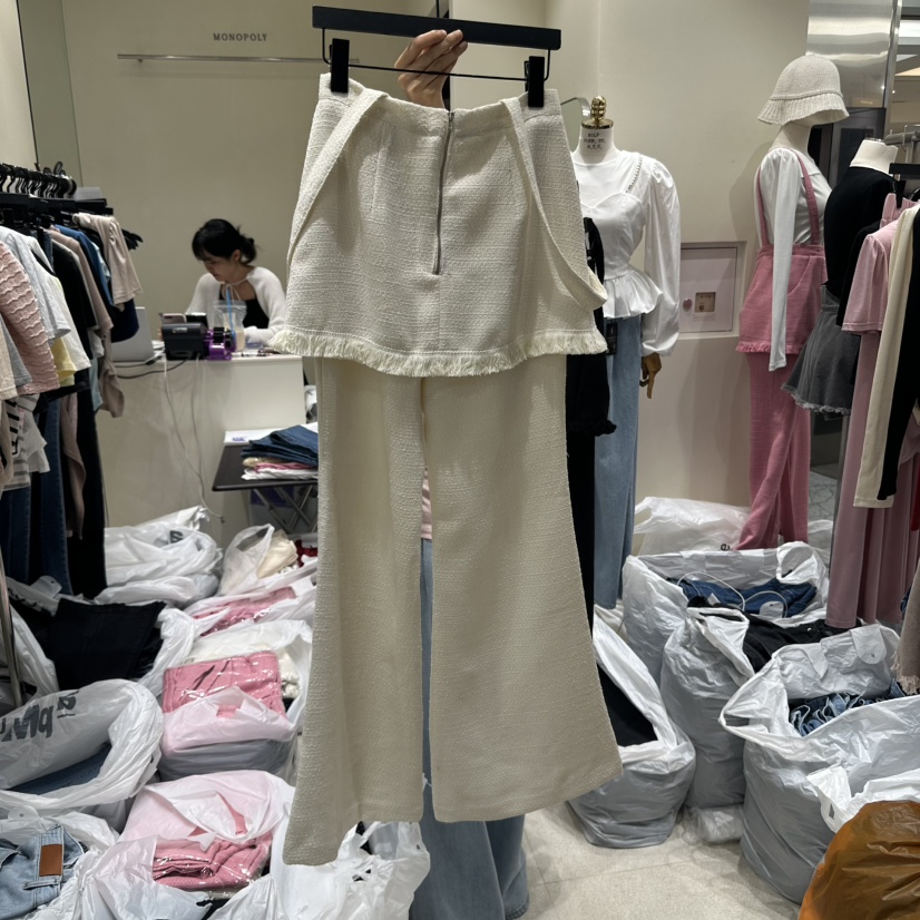 MONOPOLY韓國直郵㊣女裝新品熱賣25秋夏推薦人氣職業背帶褲MONOPOLY背帶褲