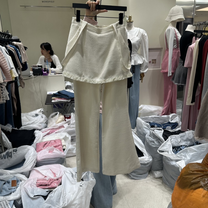 MONOPOLY韓國直郵㊣女裝新品熱賣25秋夏推薦人氣職業背帶褲MONOPOLY背帶褲圖色3
