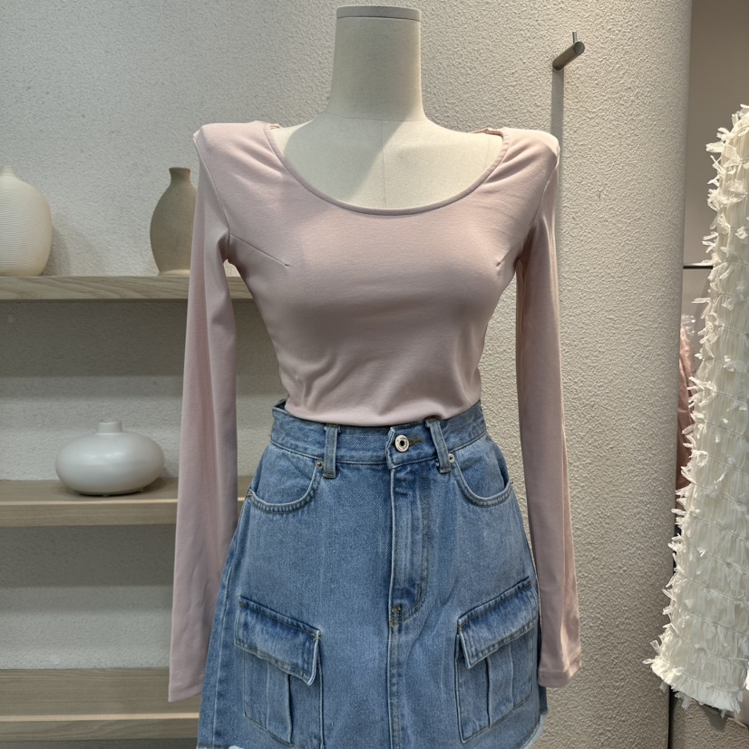 MAGNOLIA36-L東大門㊣代購女士新款真品時尚推薦熱賣長袖T恤MAGNOLIA36-L長袖T恤圖色3