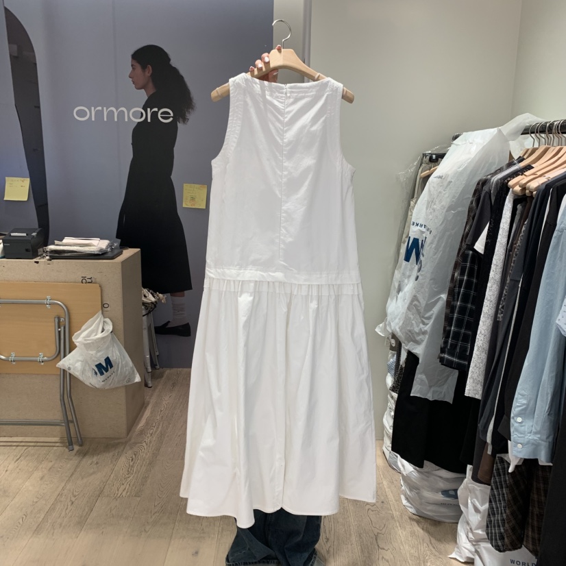 ORMORE韓國代購㊣女裝新品推薦真品人氣25秋夏職業休閑連衣裙ORMORE連衣裙