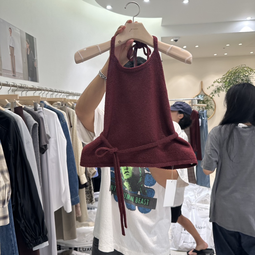 GRACIA東大門㊣代購女裝新款真品25秋夏時尚吊帶背心不含內搭GRACIA吊帶/背心圖色2