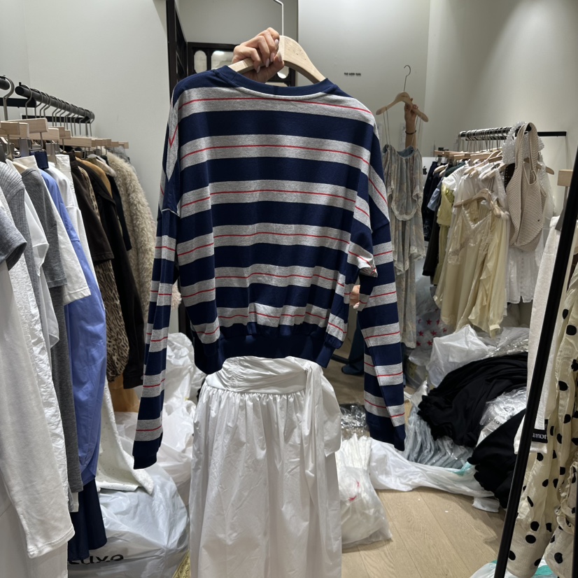 THEMORYPARK韓國直郵㊣女裝新品25秋夏職業熱賣休閑長袖T恤THE MORY PARK長袖T恤