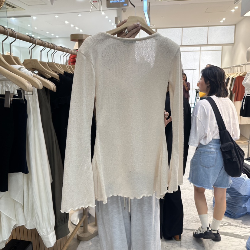 MAGNOLIA36-L東大門㊣直郵女士新品職業真品熱賣時尚長袖T恤MAGNOLIA36-L長袖T恤