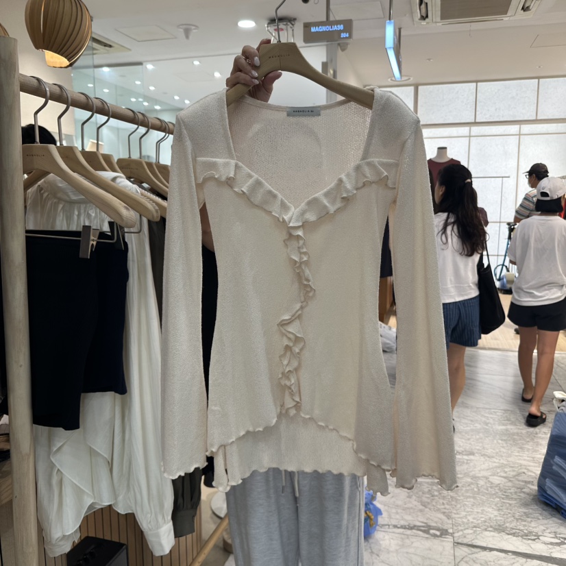 MAGNOLIA36-L東大門㊣直郵女士新品職業真品熱賣時尚長袖T恤MAGNOLIA36-L長袖T恤圖色2