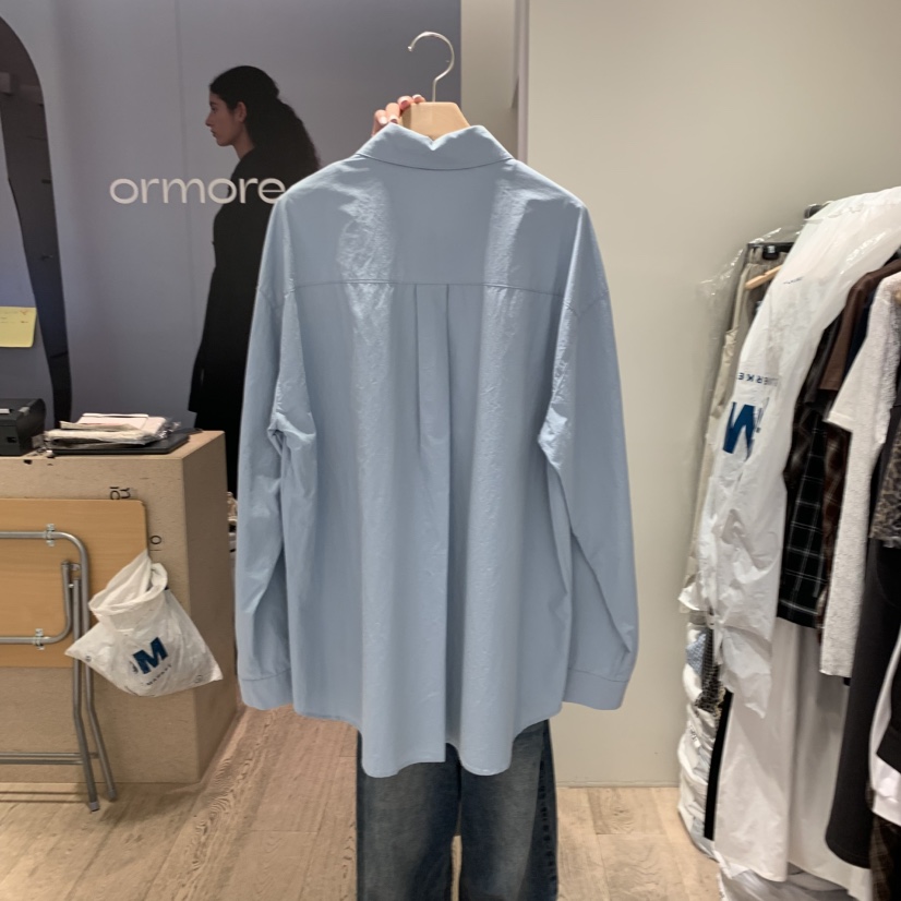 ORMORE東大門㊣代購女士新品真品推薦25秋夏人氣襯衫蕾絲衫ORMORE襯衫/蕾絲衫