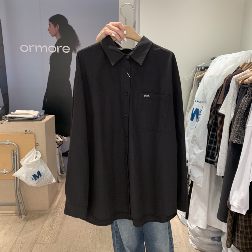 ORMORE東大門㊣代購女士新品真品推薦25秋夏人氣襯衫蕾絲衫ORMORE襯衫/蕾絲衫圖色3