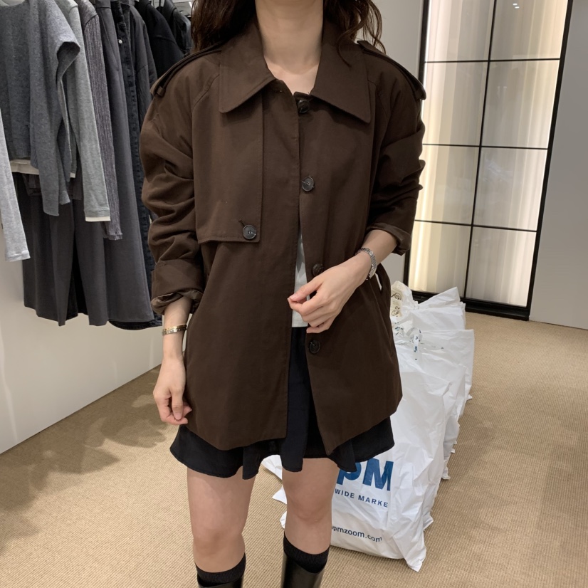 VENIR-a東大門㊣直郵女裝新款推薦25秋夏職業熱賣夾克含腰帶VENIR-a夾克圖色1