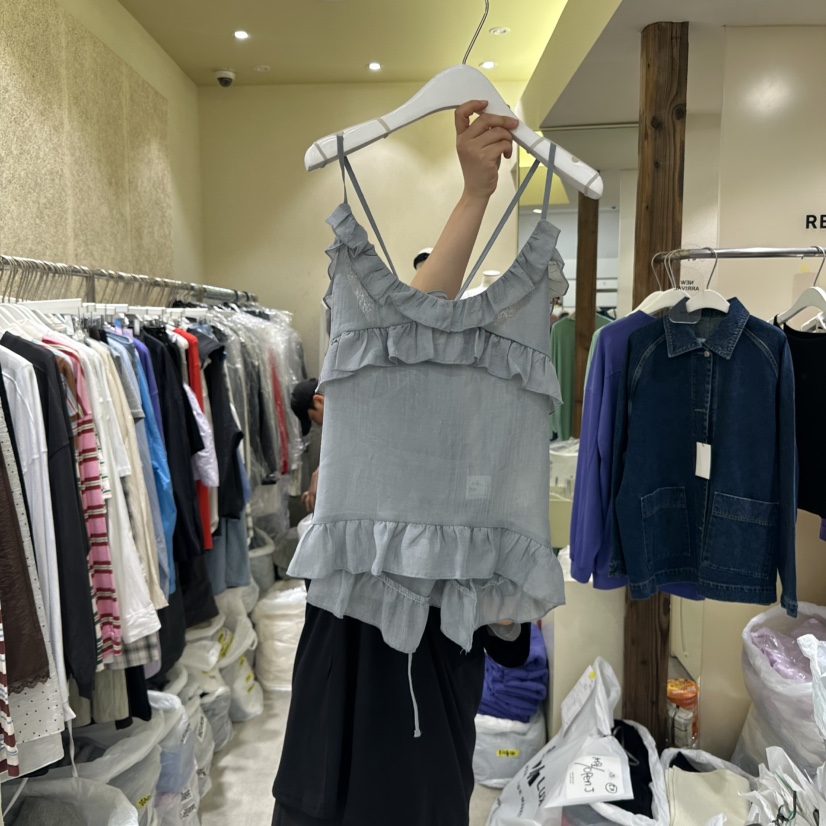 REFLAT韓國直郵㊣女裝新款推薦休閑熱賣真品25秋夏吊帶背心REFLAT吊帶/背心圖色3
