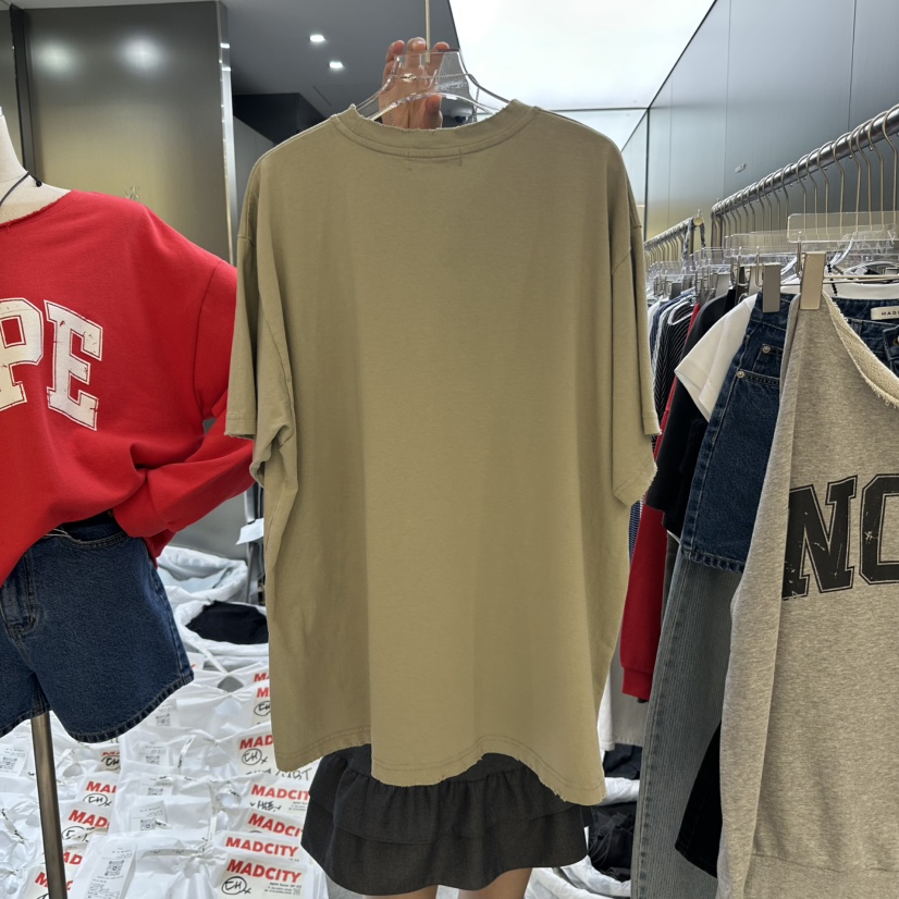 MADCITY韓國直郵㊣女士新品25秋夏推薦真品熱賣休閑時尚T恤MADCITYT恤