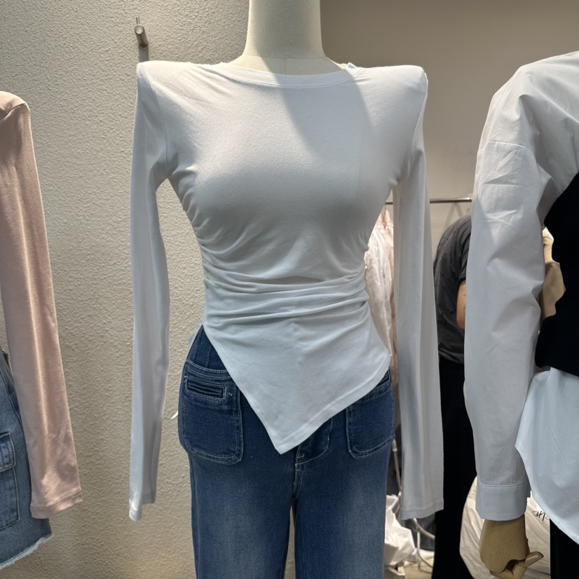 MAGNOLIA36-L東大門㊣直郵女裝新款熱賣職業推薦25秋夏長袖T恤MAGNOLIA36-L長袖T恤