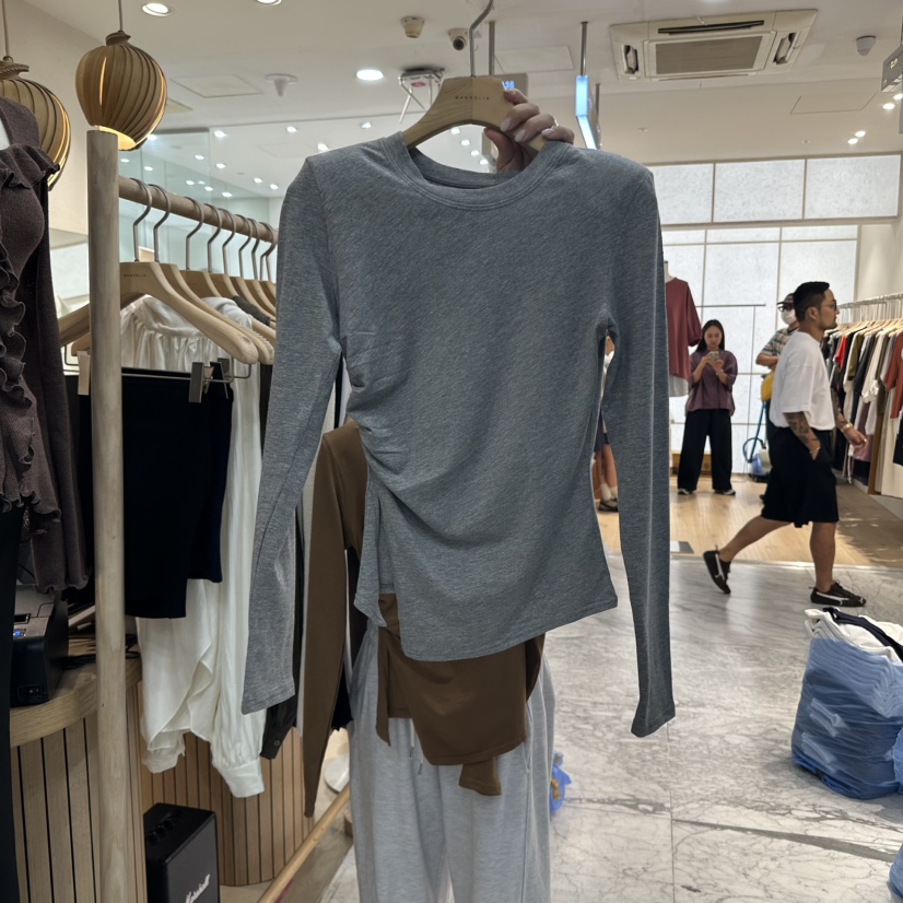MAGNOLIA36-L東大門㊣直郵女裝新款熱賣職業推薦25秋夏長袖T恤MAGNOLIA36-L長袖T恤圖色2