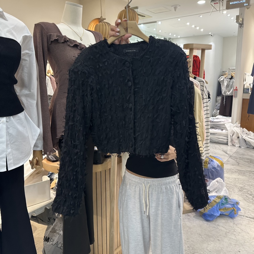 MAGNOLIA36-L東大門㊣直郵女士新款人氣時尚職業休閑25秋夏夾克MAGNOLIA36-L夾克圖色2